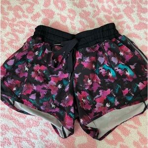 Lululemon tall patterned shorts